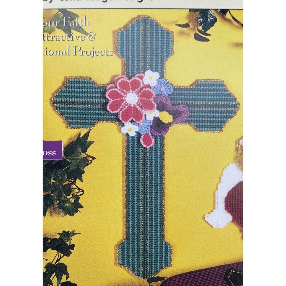 Best Loved Symbols of Faith Plastic Canvas Leaflet House of White Birches 1995